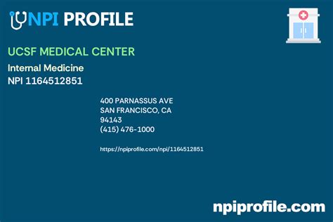 Ucsf is a provider established in San Francisco, California operating as a General Acute Care Hospital. The healthcare provider is registered in the NPI registry with number 1598859134 assigned on October 2006. The practitioner's primary taxonomy code is 282N00000X. The provider is registered as an organization and their NPI record was last ...